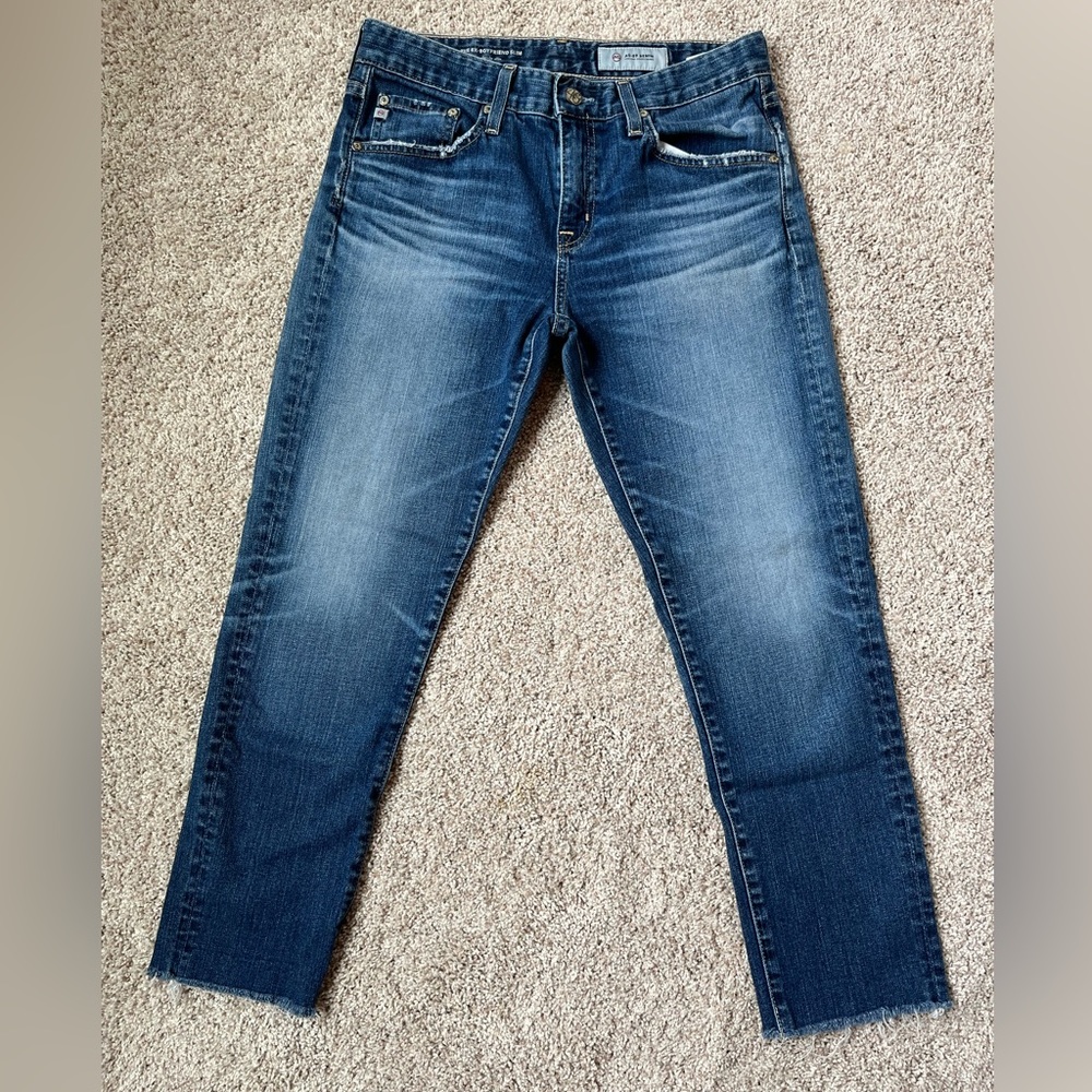 AG The Ex-Boyfriend Slouchy Slim Raw Hem Jean Sz. 27